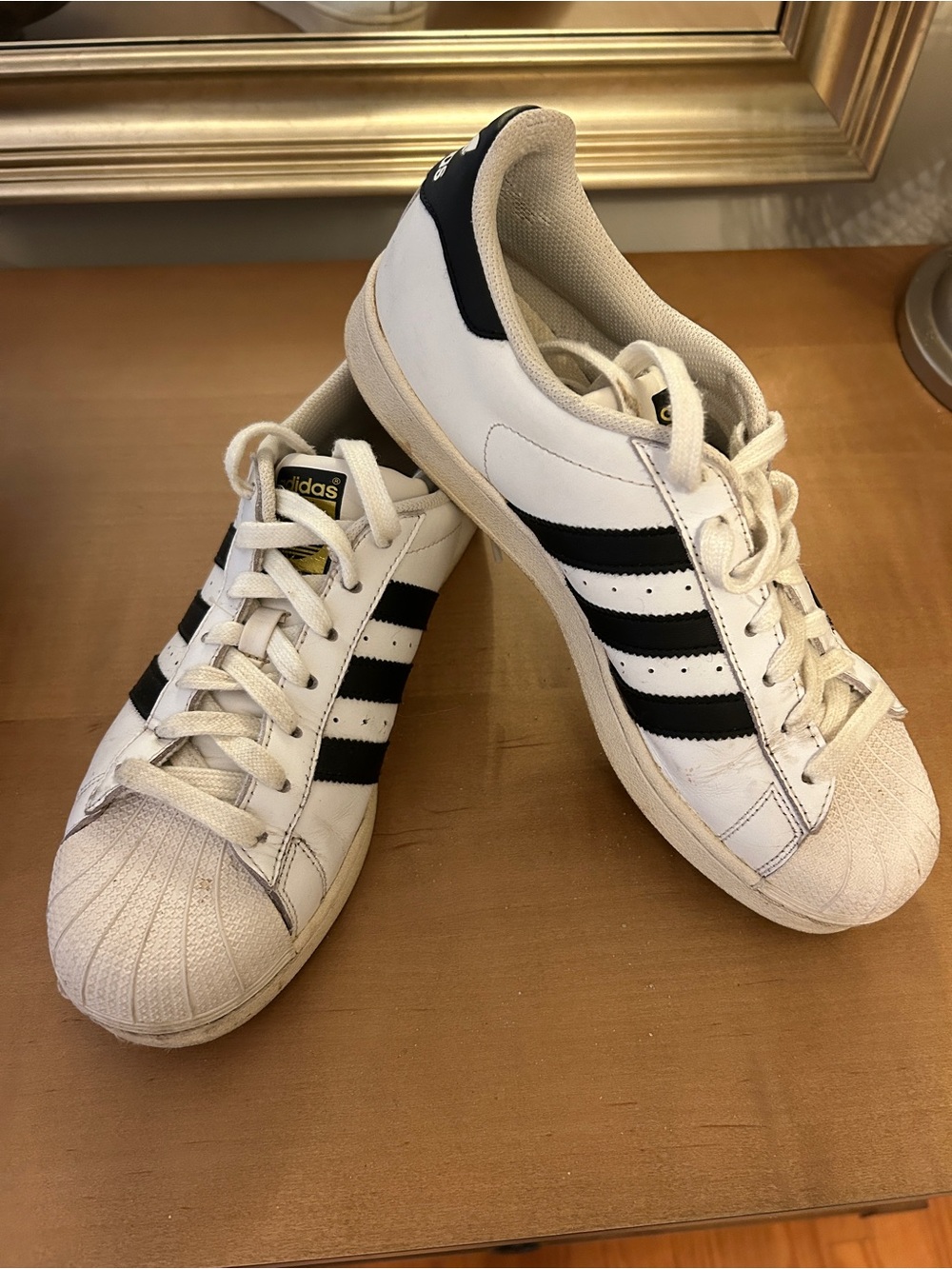 Adidas White & Black “Superstar”Sneakers
